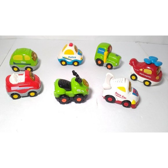 VTech Go Go Smart Wheels Race Car Van & Atv And Emergency Vehicles Lot 7 - Picture 5 of 5